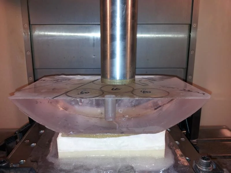 TeO2 Crystal-Low Velocity of Propagation Along (110) Axis