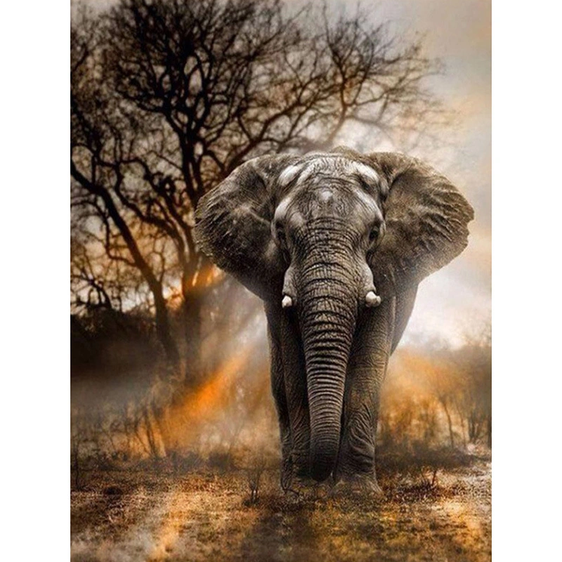 2019 Home Decoration Wholesale Diamond Painting Elephant 5D DIY Diamond Painting Hot Sale Products