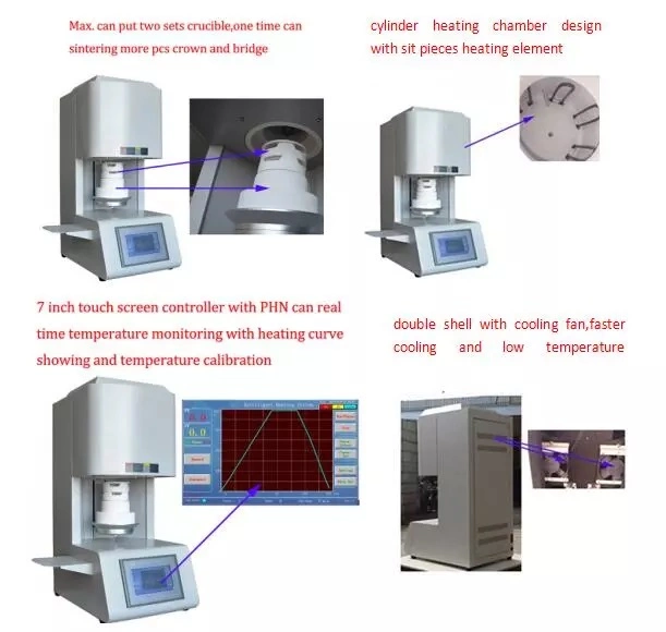 Dental Zirconia Sintering Furnace High Quality Dental Lab Burnout Furnace, Zirconia Laboratory Crystal Growth Sintering Furnace Dental Lab Wax Furnace