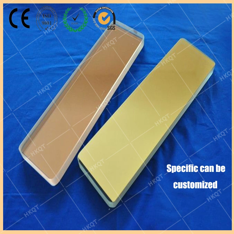 Gold Plated Quartz Plate Single Crystal Furnace Gold Plated Quartz Window