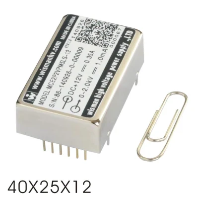 Micro-modules série MCE alimentation de sortie CC haute tension pour compteurs à scintillation (100V-2kv, 0.5W-2W)