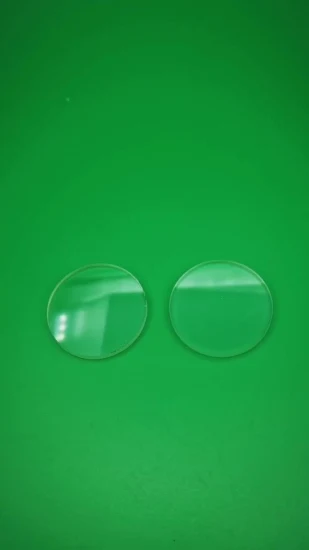 Fenêtres optiques en verre de cristal de saphir personnalisées claires et transparentes élevées