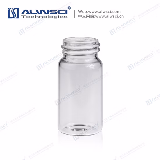 Alwsci Comptage 20 ml Flacons à scintillation liquide en verre transparent 20 ml